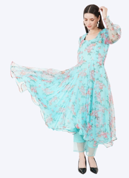 Organza Floral print